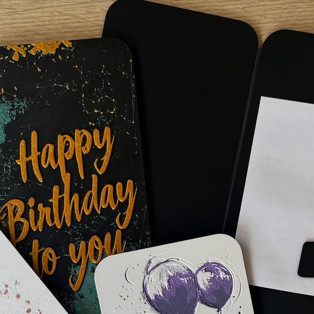 Biglietto d'auguri 3D